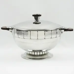 Cazuela Clásica Aislada de Acero Inoxidable |   Duradero y Mantiene la Comida Caliente y Fresca Durante Mucho Tiempo - Product Image 3