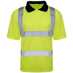T-shirts de travail réfléchissants haute visibilité pour hommes, t-shirt réfléchissant à séchage rapide, t-shirt de sécurité - Product Image 5