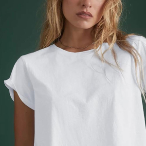 T-shirt court d'été pour femme, séchage rapide, style urbain, imprimé tendance, personnalisable, fournisseur OEM en gros - Product Image 2