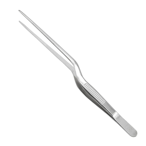 COBECO INSTRUMENTS คีมจับหูแบบ Jansen คุณภาพสูง ขนาด 16 ซม. รูปทรงดาบปลายปืน ทำจากสแตนเลส ใช้สำหรับผ่าตัดช่องท้อง ใช้ซ้ำได้ ระดับ Class - Product Image 1