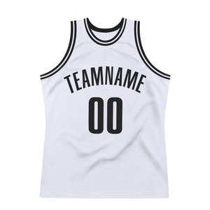 Camiseta de Baloncesto Personalizada Blanca y Negra sin Mangas con Cuello Redondo, Nombre y Número del Equipo, Uniforme de Malla para Rendimiento Deportivo - Product Image 2