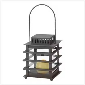 <b>Silver</b> Metal <b>Lantern</b> Vintage Candle Holder for Traditional Wedding Garden Patio Restaurant Hotel Home Decoration - Product Image 3