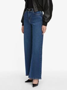 Women's Loose Fit Breathable Fleece <b>Jogger</b> Trousers Custom Logo Printed Mid Waist Casual Flat Front Design in blue Plain Dyed - Product Image 6