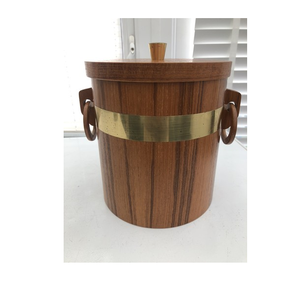 Seau à glace en bois personnalisé avec double poignée métallique, seaux à vin glacés, prix imbattable - Product Image 6