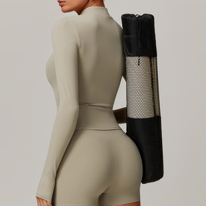 Camiseta Deportiva de Compresión de Manga Larga para Hombre, Cortavientos, Otoñal, Suave, Cómoda, Ligera, de Secado Rápido, con Cierre Frontal sin Costuras - Product Image 6