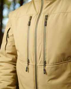 Veste tactique à capuche unisexe décontractée pour l'extérieur, imperméable, respirante, coupe-vent, anti-déchirure, camouflage géométrique en sherpa - Product Image 6