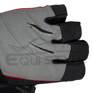 Womens Sports Fitness Gloves Amara Nylon <b>Half</b> Finger Wrist Support Non <b>Slip</b> Gym Weightlifting Training Gloves - Product Image 5