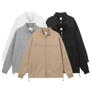 แจ็กเก็ตมีซิปมีฮู้ดสำหรับผู้ชายเสื้อแจ็คเก็ตผ้าฟลีซหนาใส่ได้ทั้งชายและหญิงดีไซน์ออกแบบได้ตามต้องการ - Product Image 1