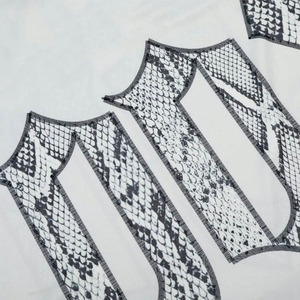 Camiseta Deportiva de Fútbol Americano con Estampado de Serpiente Estilo Y2K, Cuello en V, Talla Grande para Hombre, Poliéster Premium, Ropa Deportiva de Moda, OEM - Product Image 6