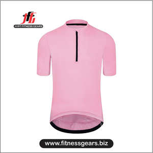 JUST FITNESS GEARS Maillot de cyclisme pour hommes en polyester, prix de gros, dernier style, vente chaude, respirant, séchage rapide, écologique, manches courtes - Product Image 1