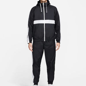 New Casual Style Windbreaker Tracksuit Hot Selling Spring Windproof <b>Nylon</b> <b>Fabric</b> Zipper Closure Breathable Track Suit for Men - Product Image 1