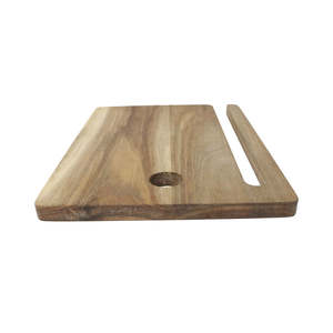 Planche à découper en bois massif épais |   Planche à découper lisse et polie pour la viande, le poisson et les légumes - Product Image 6