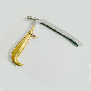 Gold Handle Ferreira Breast Augmentation Retractor Fiber <b>Optic</b> Surgical <b>Instruments</b> With Suction Tube - Product Image 5