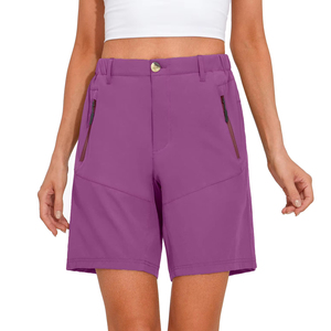 Shorts de sport athlétiques pour femmes, légers, à séchage rapide, en tissu recyclé, avec logo, motif délavé, style sexy, avec poche, pour l'été et le fitness - Product Image 5