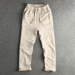 Pantalones Deportivos Casuales para Hombre, Estilo Retro Americano, 360G, 100% Algodón Lavado, Corte Holgado y Recto - Product Image 3
