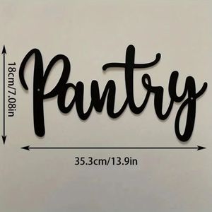 CIFbuy Targa da Parete Moderna in Acciaio Inossidabile con Vernice Cotta al Forno, Decorazione per Dispensa e Cucina - Product Image 2
