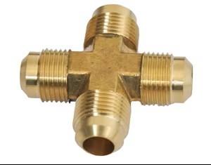 High Pressure Brass Forged Male Bulkhead Branch Tee <b>Lock</b> Nut 37 Flare-Fitting Hydraulic Adapter Fittings Zinc Plated SAE <b>Thread</b> - Product Image 2