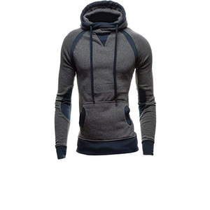 Ropa para Hombre, Sudadera con Capucha de Alta Calidad, Corte Regular, Manga Raglán, Estilo Urbano, Sudadera con Capucha de Lujo Vintage con Paneles Tejidos para Hombre - Product Image 1