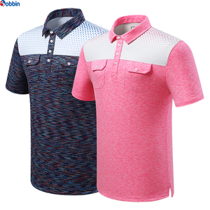 Chemise polo décontractée pour homme, style tendance, respirante, manches courtes, élégante, pour le golf, avec poche, vêtements de sport - Product Image 6