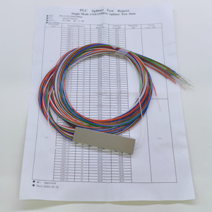 ตัวแยกไฟเบอร์ออปติกแบบ OEM รองรับ 1 เมตร ซิงเกิลโหมด G657A ไฟเบอร์ SMF 9/125 ตัวแยกแสงแบบ PLC ขนาดเล็ก 32 ทาง แบบเปลือย - Product Image 4