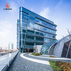 Mur rideau semi-uni coupe-feu-Façade <span class=keywords><strong>de</strong></span> sécurité pour les voies d'évacuation des hôpitaux - Product Image 2