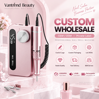 Machine à ongles professionnelle 45000 tr/min, perceuse à ongles électrique rechargeable, lime à ongles, équipement de manucure pour salon, OEM ODM, vente en gros