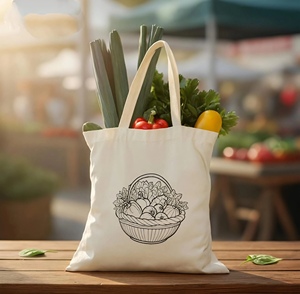 Wholesale Parvaaz Exports Llp Fashion Eco Friendly Cotton <b>Canvas</b> Medium Tote Bag Letter Custom Printed Reusable Shoulder Strap - Product Image 4