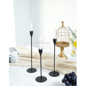 Portavelas de Metal para decoración de jardín de iglesia en Casa moderna, Color negro, tres tamaños diferentes para Diwali, proveedor indio, precio al por mayor - Product Image 4