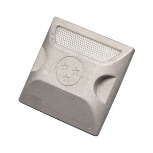 Reflector Solar para Carreteras ABC Shell, Señalizador de Caminos para Exteriores, Reflectores de Doble Cara Tipo Ojo de Gato, Color Blanco/<span class=keywords><strong>Amarillo</strong></span>, IP55 - Product Image 1
