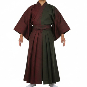 Hakama en coton de qualité professionnelle, construction renforcée, respirant, séchage rapide, léger, pour les séances d'entraînement intensives - Product Image 2