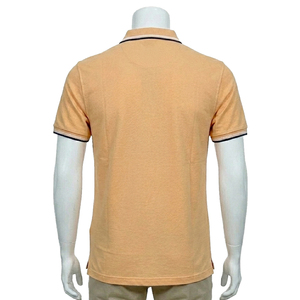 Polo de golf en tissu coton/spandex à prix de gros - Polo décontracté respirant à manches courtes pour homme - Product Image 2
