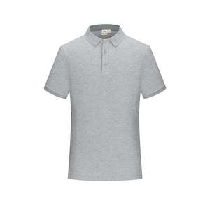 เสื้อเชิ๊ตผู้ชายแบบสั่งทำลายปักโลโก้แห้งเร็วคอตตอนแขนสั้นคอปก100% - Product Image 1