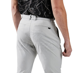 Pantalones de Golf Casuales de Lona Avanzada, de Secado Rápido, Elásticos, Cómodos, Ajuste Atlético Delgado, Transpirables, para Entrenamiento Deportivo al Aire Libre - Product Image 6