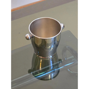 Stainless Steel Wine <b>Cooler</b> for Beer Wine <b>Cooler</b> Home Hotel Bar Ware Usage Tabletop <b>Ice</b> Buckets Handmade Bulk Round Shape Bucket - Product Image 5