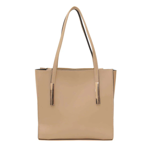 Sac fourre-tout pour femmes de haute qualité personnalisable, sac à main en cuir véritable durable avec deux poignées souples, style quotidien, vente en gros - Product Image 1