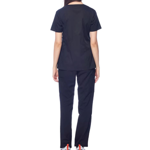 Hot Sale New Designs Pockets Nurse <b>Scrub</b> Uniforms Breathable Wholesales Factory Supply Hospital <b>Scrub</b> Uniform Customized - Product Image 1