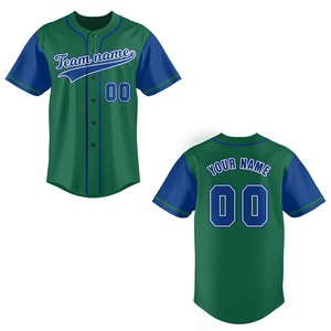 Camisetas de Béisbol Personalizadas con Impresión por Transferencia de Calor, 100% Poliéster, Anti-UV, Logotipo y Número Bordados Personalizados - Product Image 6