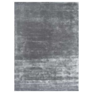 Alfombra de lujo OEM de seda estilo bohemio, de pelo grueso, hecha a mano, gris, lavable, antideslizante, de felpa, de alta calidad para sala de estar de hotel - Product Image 1