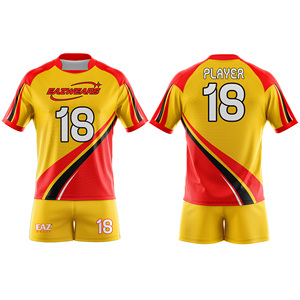 Custom Rugby Uniform Manufacturer OEM ODM Sublimation Rugby Jersey And Shorts Set Premium Team Sportswear Wholesale Supplier - Product Image 4