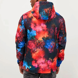 Breathable Custom 500 GSM 100% Polyester Fabric <b>Mens</b> Sublimation <b>Jackets</b> Customize Blank Casual Sublimation Printing <b>Jackets</b> - Product Image 3