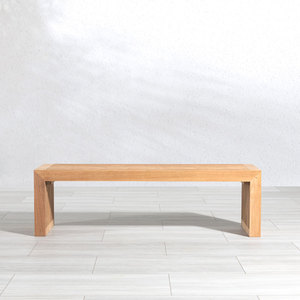 Banc en teck massif de haute qualité – Sièges circulaires d'extérieur pour usage public et commercial - Product Image 4