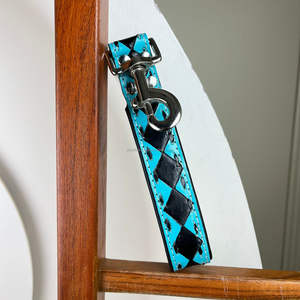 Nuevo patrón de tablero a cuadros personalizar cuero mecanizado a mano perros tráfico plomo cuero genuino plomo para perros entrenamiento y caminar - Product Image 5