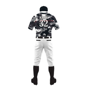 ชุดเบสบอลแบบใหม่ คุณภาพสูง ระบายอากาศได้ดี ผลิตด้วยเทคนิค Sublimation ผ้าโพลีเอสเตอร์ 100% รับทำโลโก้และดีไซน์ตามสั่ง บริการ OEM - Product Image 2