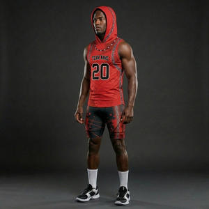 Uniformes de Fútbol 7V7 Personalizados con Nombre y Número, Conjunto de Camiseta de Equipo 100% Poliéster sin Mangas, Tallas Grandes, Transpirable - Product Image 3