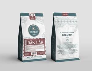 Café moulu vietnamien 100% Robusta torréfaction intense, caféine, qualité supérieure, OEM/ODM, DALAKON, 250g/sac, en vrac, café amer de haute qualité - Product Image 1
