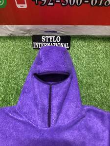 Sudadera con Capucha Estilo Ninja Personalizada, Nueva Moda, Ultra Suave, 100% Algodón, Cálida para Invierno, Sherpa, Bordada, Lisa, con Cierre, Ecológica - Product Image 4