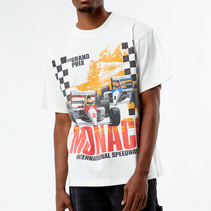 T-shirt pour homme imprimé sur mesure, coton premium, manches courtes, streetwear décontracté, tee-shirt graphique pour un usage quotidien - Product Image 3