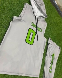ชุดยูนิฟอร์มฟุตบอลอเมริกันคุณภาพดีที่สุด ชุดเสื้อเจอร์ซีย์ออกแบบเองได้ ชุดยูนิฟอร์มฟุตบอล 7V7 ชุดยูนิฟอร์ม 7on7 - Product Image 5
