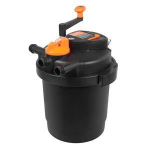 Sistema di Filtraggio per Laghetto a Pressione Bio 1600 Galloni con Luce UV-C 13W, 1580 GPH, Filtro Biologico Pressurizzato per Laghetto da Esterno - Product Image 1