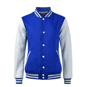 Veste universitaire d'hiver pour homme FINER THREADS avec col montant, fermeture à boutons recouverts, broderie personnalisée du logo sur le devant, 100% coton - Product Image 2